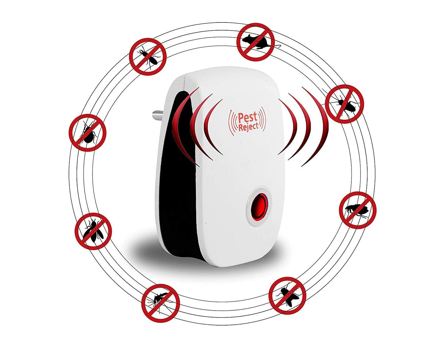 Mosquito Killer - Ultrasonic Pest Repeller For Rat, Mice, Cockroach, Insects, Ants, Mosquito Reject