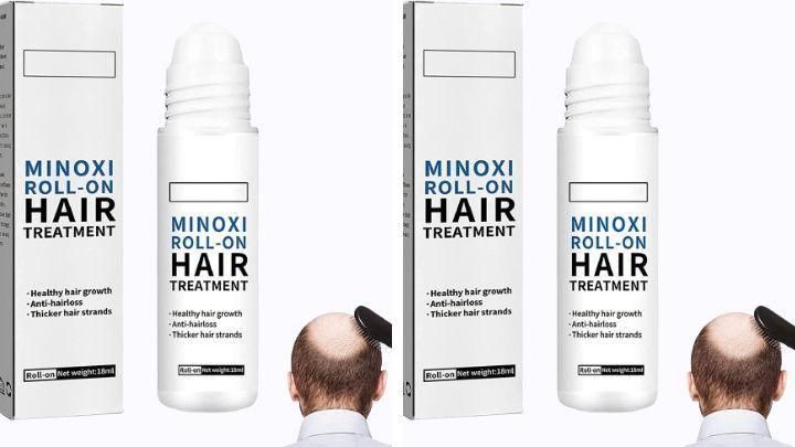 Minoxi Roll-On Hair Treatment Hair Growth Serum For Women & Men (Pack of 2)